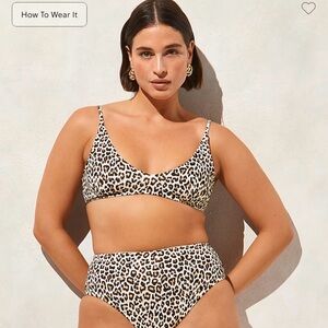 J. Crew Leopard Print Bikini